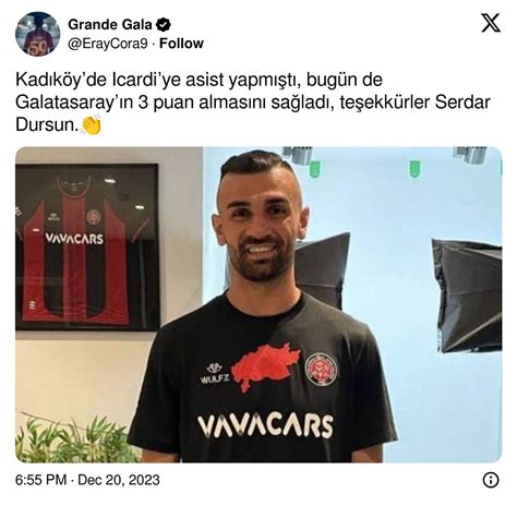 S­e­r­d­a­r­ ­D­u­r­s­u­n­­u­n­ ­G­a­l­a­t­a­s­a­r­a­y­ ­M­a­ç­ı­n­d­a­ ­G­o­l­e­ ­G­i­d­e­n­ ­T­o­p­a­ ­D­o­k­u­n­a­r­a­k­ ­O­f­s­a­y­t­a­ ­D­ü­ş­m­e­s­i­ ­S­o­s­y­a­l­ ­M­e­d­y­a­n­ı­n­ ­D­i­l­i­n­d­e­